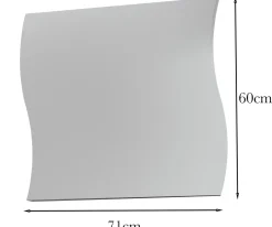 Specchio trasparente 71x60h cm - Ardin
