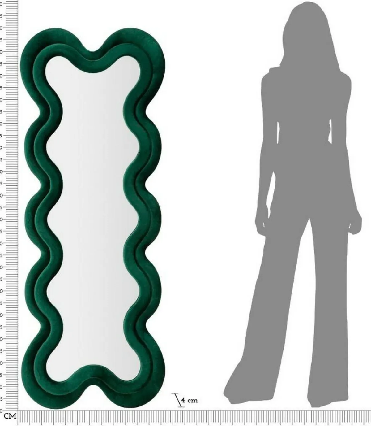 Specchi > Dmora Specchio 58x160h cm - Lari Verde