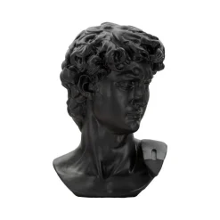 Oggettistica > Dmora Statua Acquerello, 44x36 h60 cm, Nero