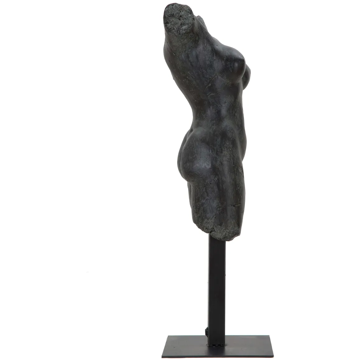 Statua Nero Busto Scultura Classica, - Atlin