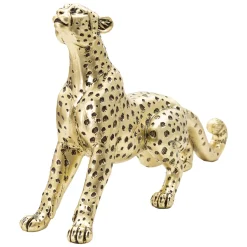 Statua oro Nero Statua di Leopardo Colore Struttura Nero, - Inuvik