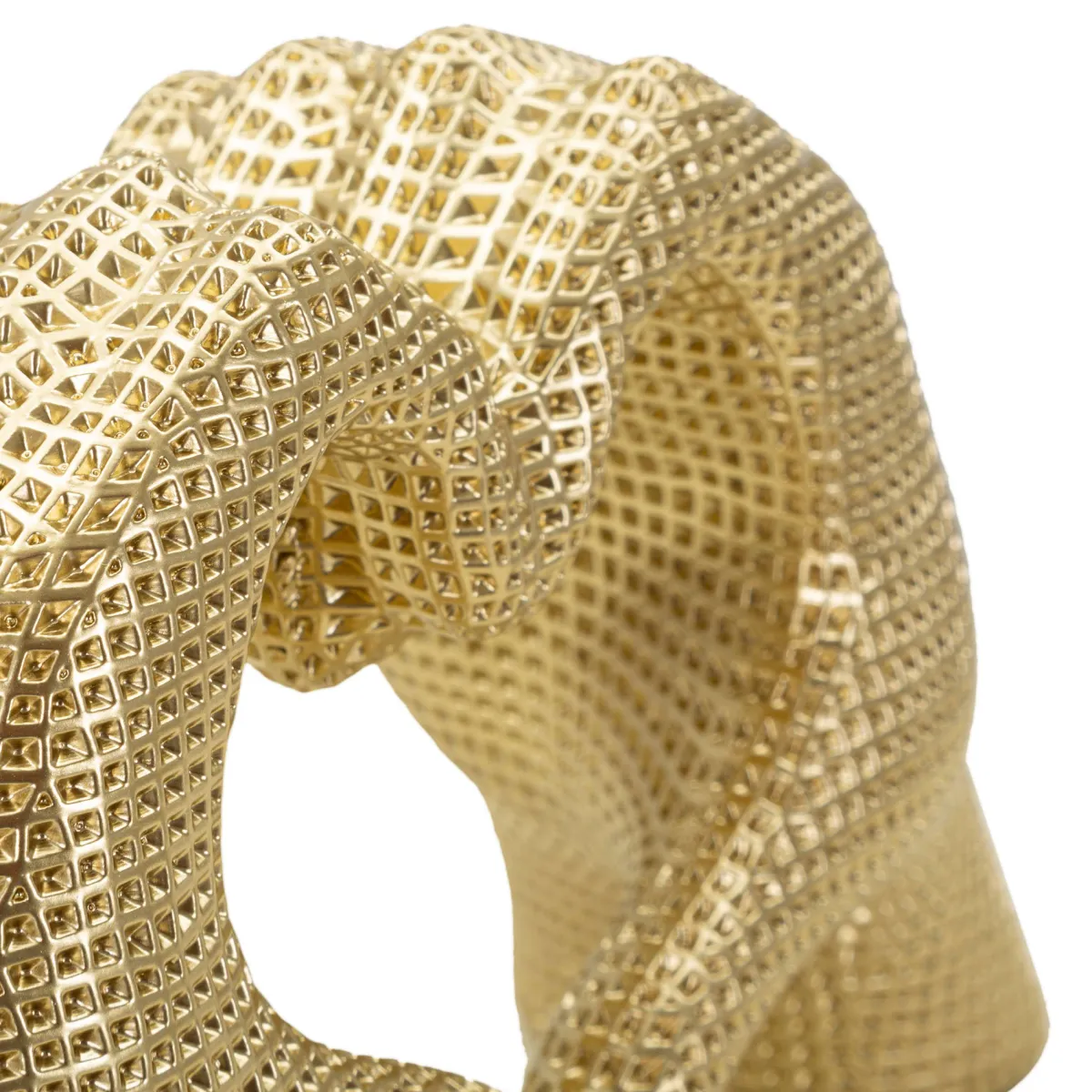 Oggettistica > Dmora Statua Statua Mani Intrecciate, - Bama Oro
