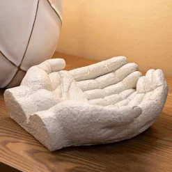Svuotatasche Bianco Crema Effetto Pietra Sfumatura Colore Struttura Crema, - Fanariva