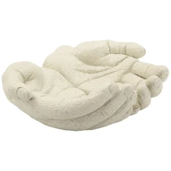 Svuotatasche Bianco Crema Effetto Pietra Sfumatura Colore Struttura Crema, - Fanariva
