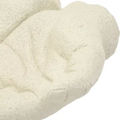 Svuotatasche Bianco Crema Effetto Pietra Sfumatura Colore Struttura Crema, - Fanariva