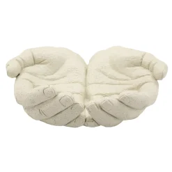 Svuotatasche Bianco Crema Effetto Pietra Sfumatura Colore Struttura Crema, - Fanariva