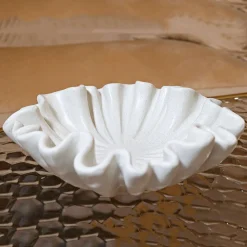 Svuotatasche Bianco Crema Effetto Pietra Sfumatura Colore Struttura Crema, - Fanelori