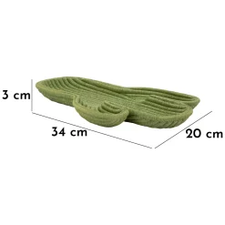 Oggettistica > Dmora Svuotatasche Disegno con Cactus, - Fanipaza Verde