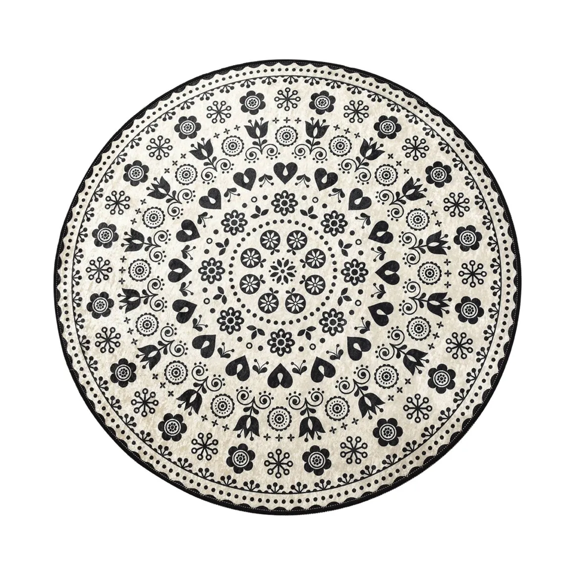 Tappeto da bagno Medina, 100x100 cm, Multicolore