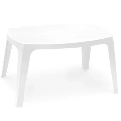 Tavolino da Esterno Bianco 2 Posti 76x49x43h cm, Made in Italy - Mclendon