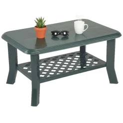 Tavoli Da Esterno > Dmora Tavolino da Esterno 2 Posti 90x60x46h cm, Made in Italy - Ucria Verde