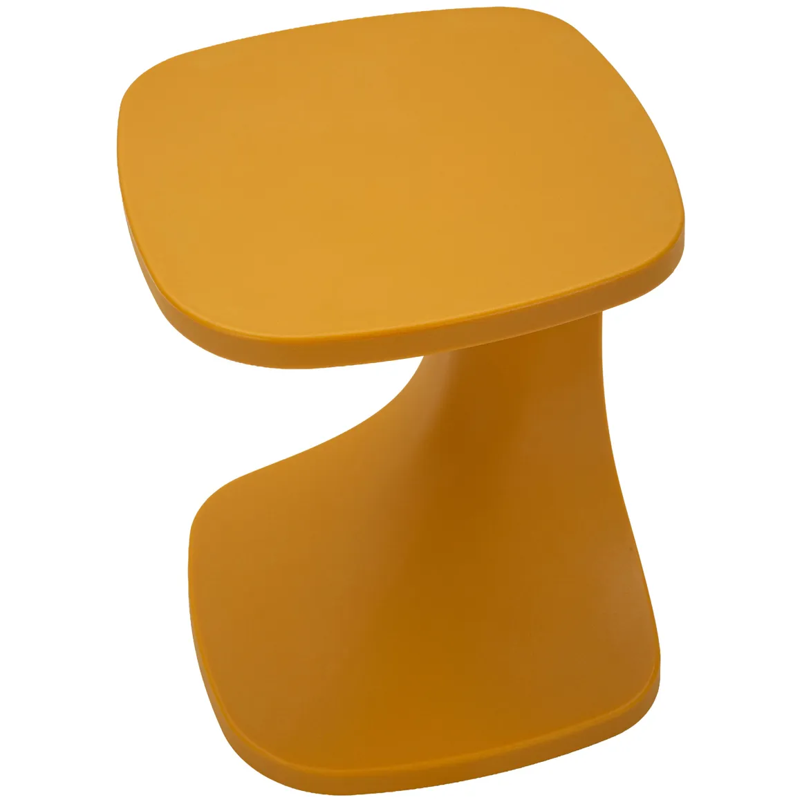 Tavolino da Salotto Arancione Adatto per Indoor/outdoor Forma Quadrato 44x54x44h cm, Colore Ripiano Arancione - Bagan