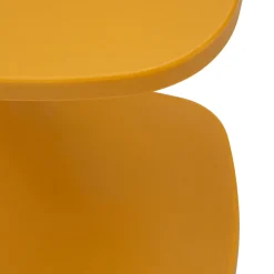 Tavolino da Salotto Arancione Adatto per Indoor/outdoor Forma Quadrato 44x54x44h cm, Colore Ripiano Arancione - Bagan