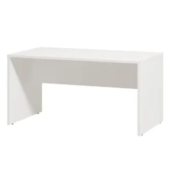 Tavolini Da Salotto > Dmora Tavolino da Salotto con Ruote 2 Vani 30x40x50h cm, Forma Rettangolare - Monticano Bianco