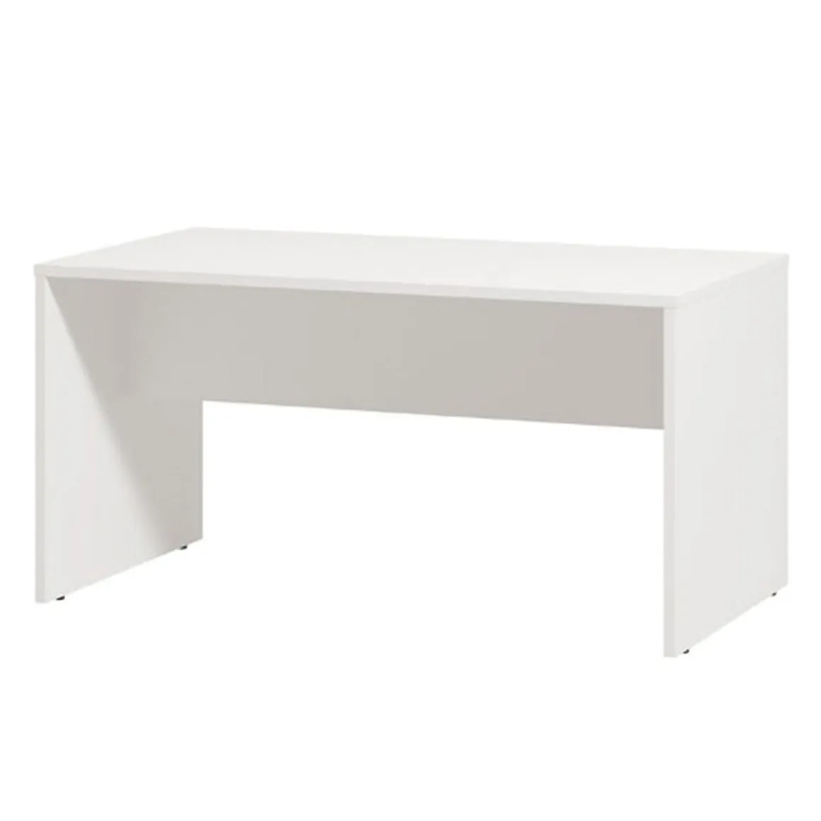 Tavolini Da Salotto > Dmora Tavolino da Salotto con Ruote 2 Vani 30x40x50h cm, Forma Rettangolare - Monticano Bianco