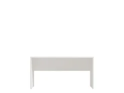 Tavolini Da Salotto > Dmora Tavolino da Salotto con Ruote 2 Vani 30x40x50h cm, Forma Rettangolare - Monticano Bianco