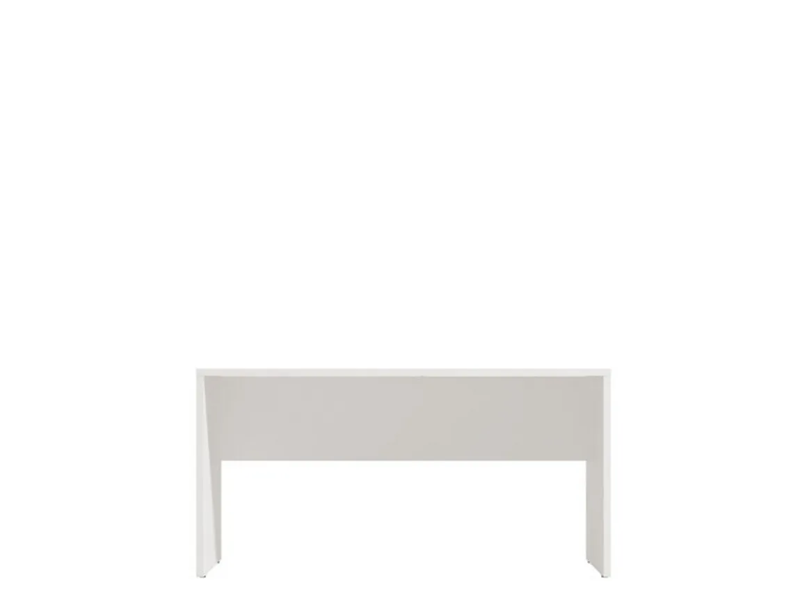 Tavolini Da Salotto > Dmora Tavolino da Salotto con Ruote 2 Vani 30x40x50h cm, Forma Rettangolare - Monticano Bianco