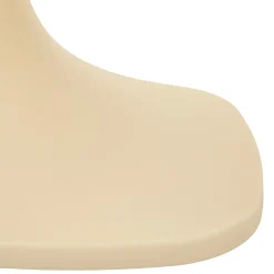 Tavolini Da Salotto > Dmora Tavolino da Salotto Effetto Lucido Forma Rettangolare 47x46x57h cm, Sfumatura Colore Ripiano Crema - Cattaneo Bianco Crema