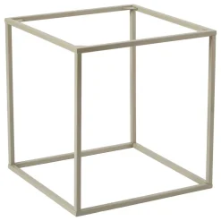 Tavolini Da Salotto > Dmora Tavolino da Salotto Forma Rotondo Colore Ripiano Bianco 33x51x33h cm, Sfumatura Colore Struttura Crema - Bandip Bianco Crema