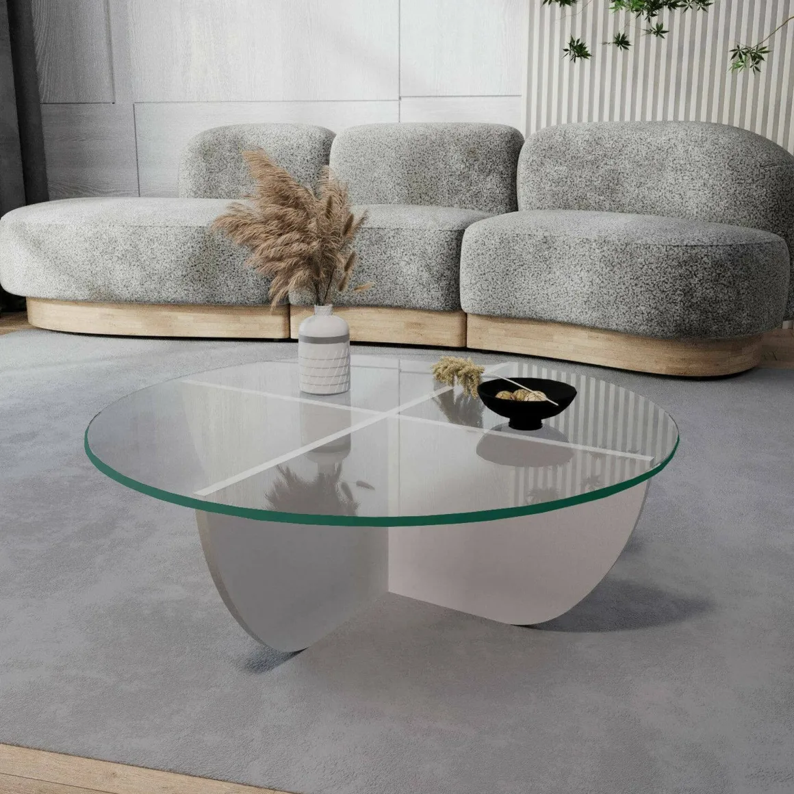 Tavolini Da Salotto > Dmora Tavolino da Salotto Forma Rettangolare Materiale Piano in Legno Nobilitato 119x60x40h cm, Colore Ripiano - Turate Bianco