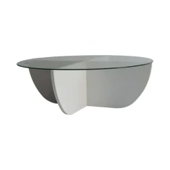 Tavolini Da Salotto > Dmora Tavolino da Salotto Forma Rettangolare Materiale Piano in Legno Nobilitato 119x60x40h cm, Colore Ripiano - Turate Bianco