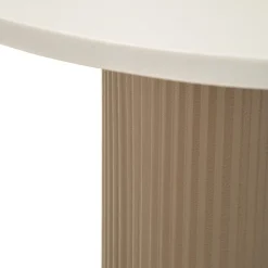 Tavolini Da Salotto > Dmora Tavolino da Salotto Modulabile Forma Triangolare 90x60x35h cm, Sfumatura Colore Ripiano Marmo - Saraceno Bianco Marmo
