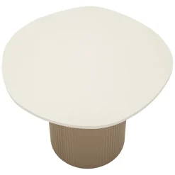 Tavolini Da Salotto > Dmora Tavolino da Salotto Modulabile Forma Triangolare 90x60x35h cm, Sfumatura Colore Ripiano Marmo - Saraceno Bianco Marmo