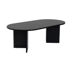 Tavolini Da Salotto > Dmora Tavolino da salotto Elain, 119x60 h40 cm, Noce Marrone Noce