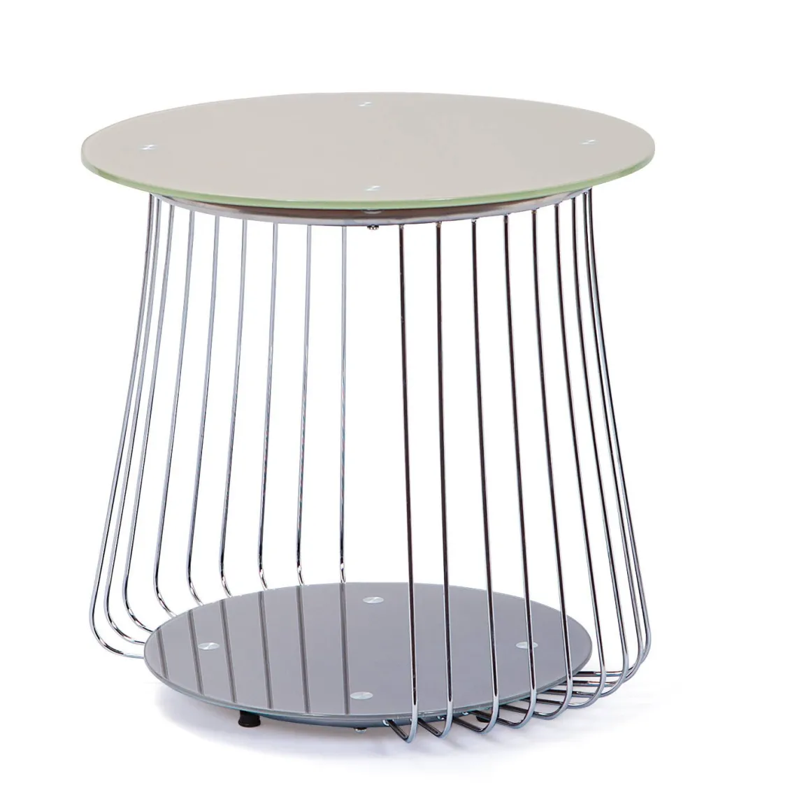 Tavolini Da Salotto > Dmora Tavolino da Salotto Forma Rettangolare Materiale Piano in Vetro 105x65x40h cm, Colore Ripiano Trasparente - Azriel Grigio