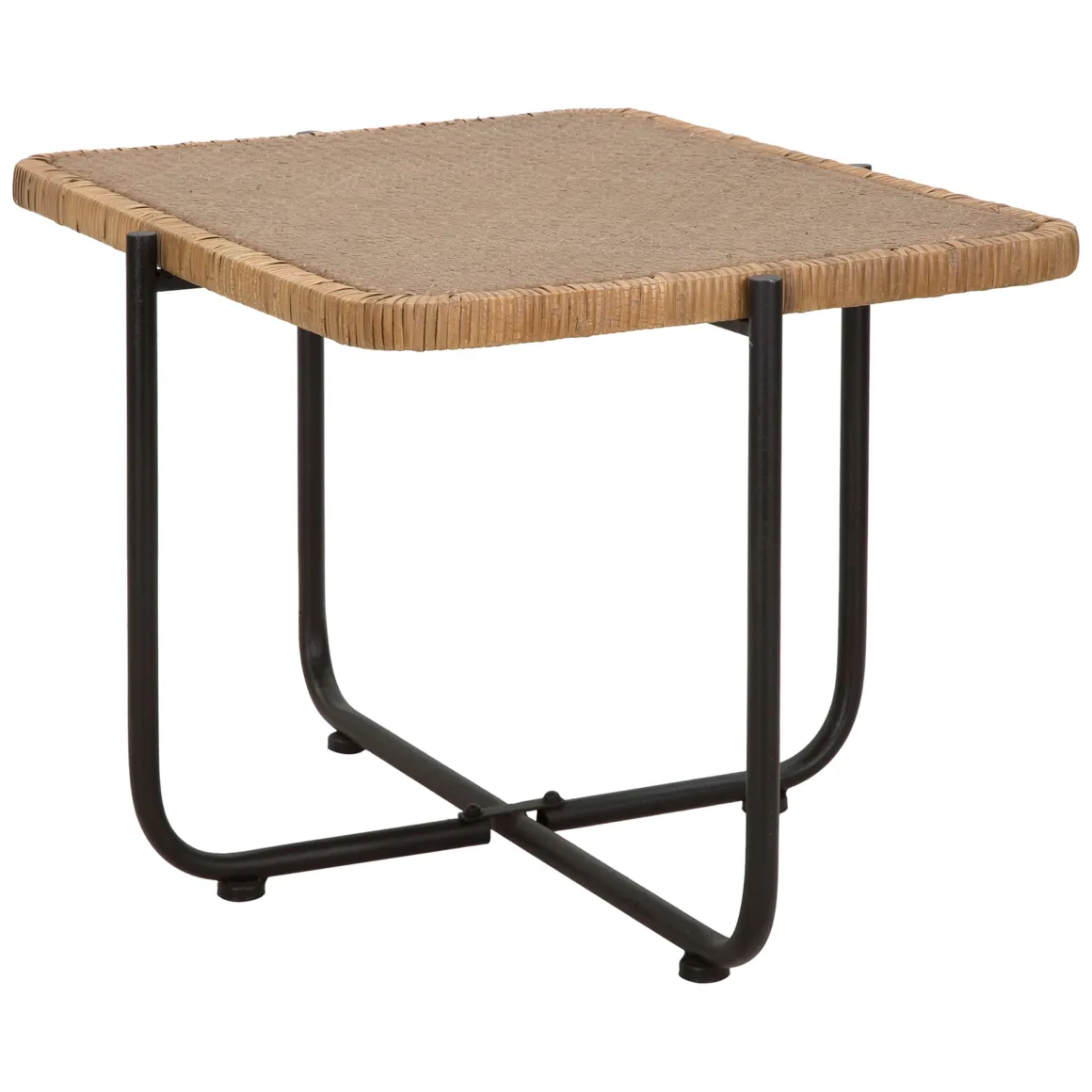 Tavolini Da Salotto > Dmora Tavolino da Salotto Marrone Nero con Ruote Forma Rotondo 57x65x71h cm, Colore Ripiano Trasparente - TamDao Nero, Marrone