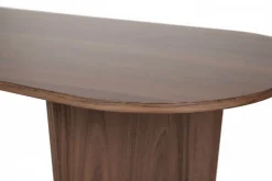 Tavolini Da Salotto > Dmora Tavolino da Salotto Forma Rettangolare Materiale Piano in Legno Nobilitato 119x60x40h cm, Colore Ripiano Marrone - Turate Marrone Noce