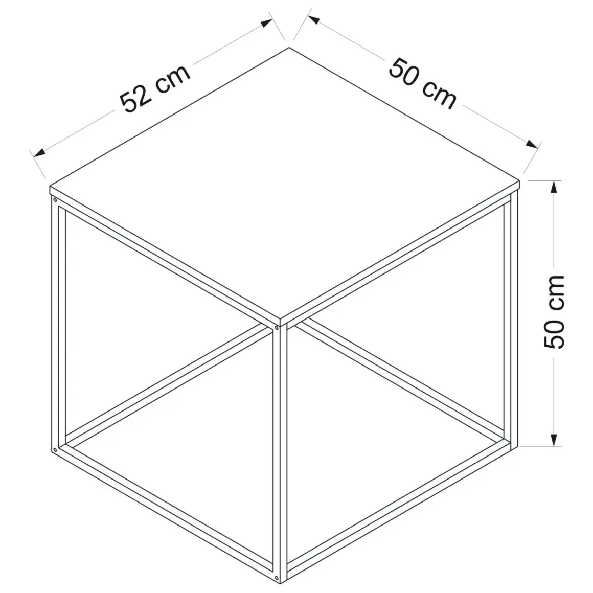 Tavolini Da Salotto > Dmora Tavolino da Salotto Marrone Noce Nero Forma Rettangolare Materiale Piano in Legno Nobilitato 120x60x42h cm, Sfumatura Colore Struttura Noce - Arcella Nero, Marrone Noce