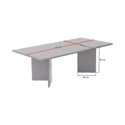 Tavolini Da Salotto > Dmora Tavolino da Salotto Forma Rettangolare Materiale Piano in Legno Nobilitato 119x60x40h cm, Colore Ripiano Marrone - Turate Marrone Quercia
