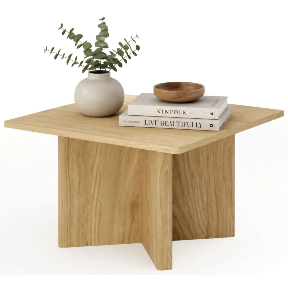 Tavolini Da Salotto > Dmora Tavolino da Salotto Forma Rettangolare Colore Ripiano Marrone 120x67x43h cm, Sfumatura Colore Struttura Rovere - Bertona Marrone Rovere