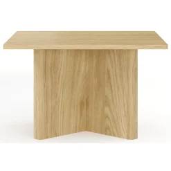 Tavolini Da Salotto > Dmora Tavolino da Salotto Forma Rettangolare Colore Ripiano Marrone 120x67x43h cm, Sfumatura Colore Struttura Rovere - Bertona Marrone Rovere