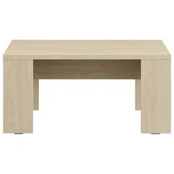 Tavolini Da Salotto > Dmora Tavolino da Salotto Forma Rettangolare Materiale Piano in Legno Nobilitato 119x60x40h cm, Colore Ripiano Marrone - Turate Marrone Rovere