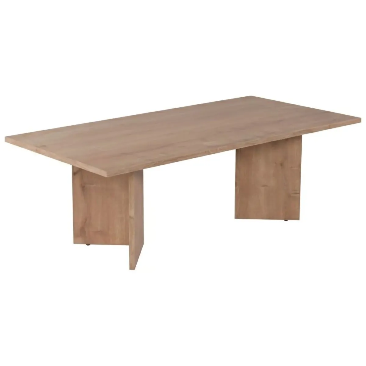 Tavolini Da Salotto > Dmora Tavolino da Salotto Forma Rettangolare Materiale Piano in Legno Nobilitato 119x60x40h cm, Colore Ripiano Marrone - Turate Marrone Rovere