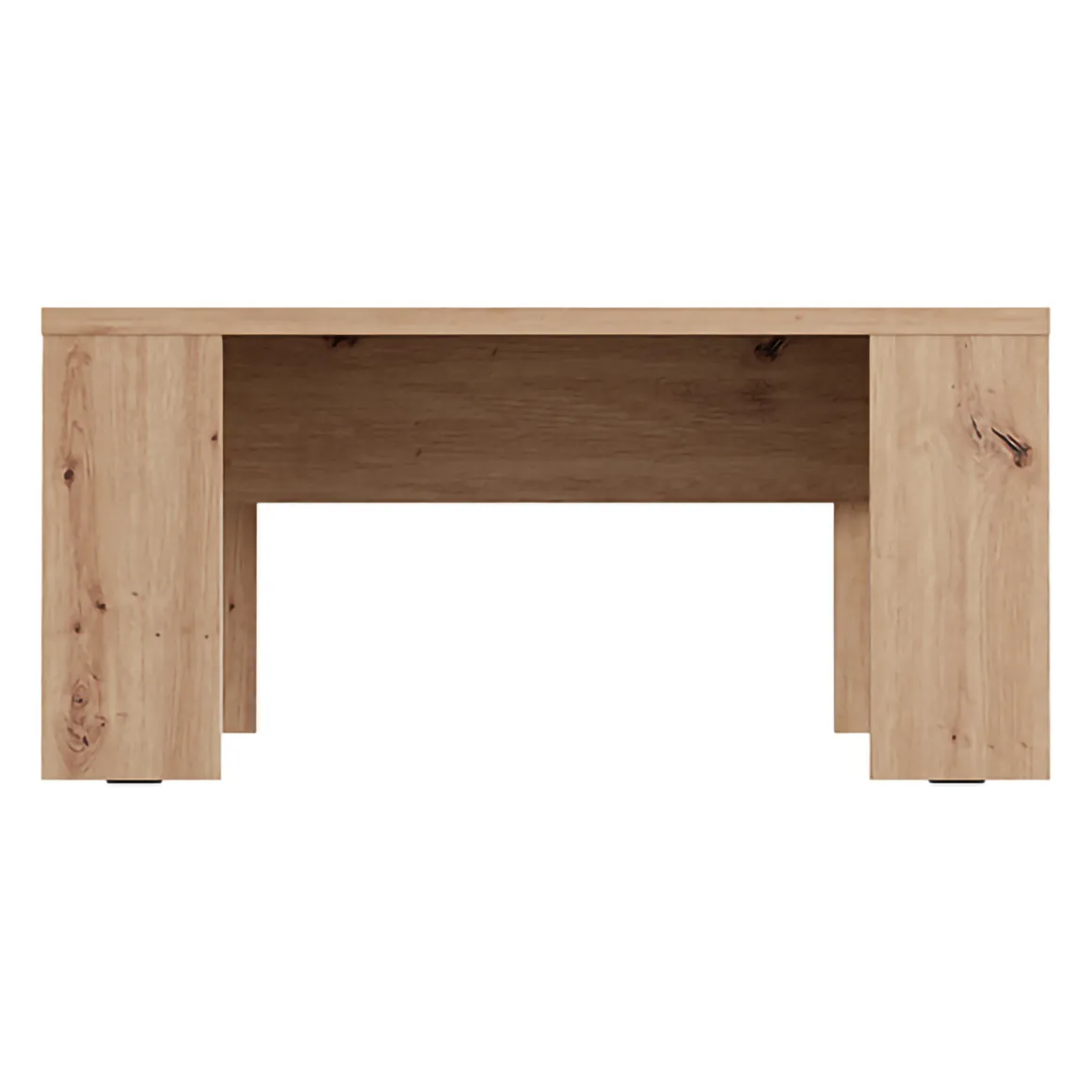 Tavolino da Salotto Marrone Rovere Nodi Forma Rettangolare Colore Ripiano Marrone 90x50x43h cm, Sfumatura Colore Struttura Rovere Nodi - Riposto