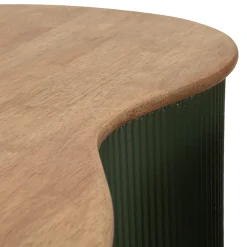 Tavolini Da Salotto > Dmora Tavolino da Salotto un Vano Forma Rettangolare 90.5x50.5x41.5h cm, Sfumatura Colore Ripiano Rovere - Piraino Marrone Rovere