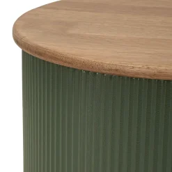 Tavolini Da Salotto > Dmora Tavolino da Salotto un Vano Forma Rettangolare 90.5x50.5x41.5h cm, Sfumatura Colore Ripiano Rovere - Piraino Marrone Rovere