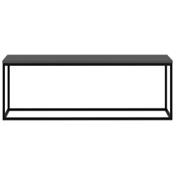 Tavolini Da Salotto > Dmora Tavolino da Salotto Peso Massimo Supportato 10 kg Forma Rettangolare 105x65x40h cm, Sfumatura Colore Struttura Antracite - Azriel Nero Antracite