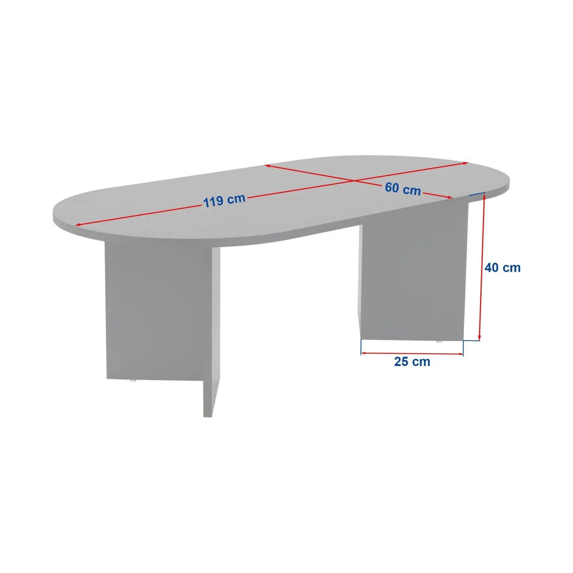 Tavolino da Salotto Nero Forma Rettangolare Materiale Piano in Legno Nobilitato 119x60x40h cm, Colore Ripiano Nero - Porcari