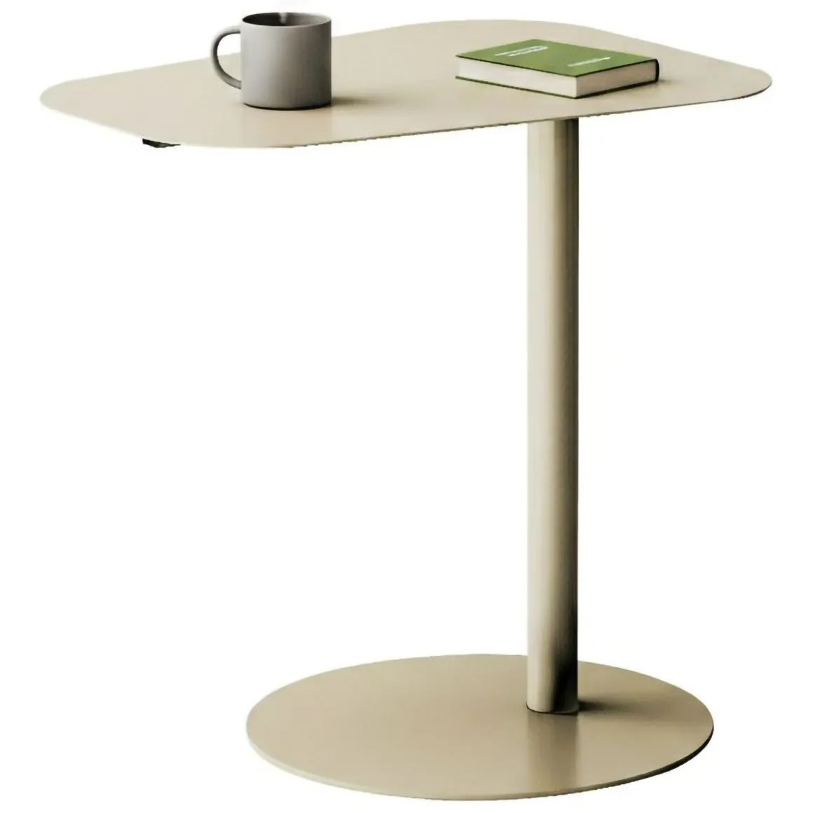 Tavolino da salotto Niccone, 50x38 h50 cm, Panna
