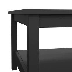 Tavolino da salotto quadrato nero 81x81x45h cm - Casato