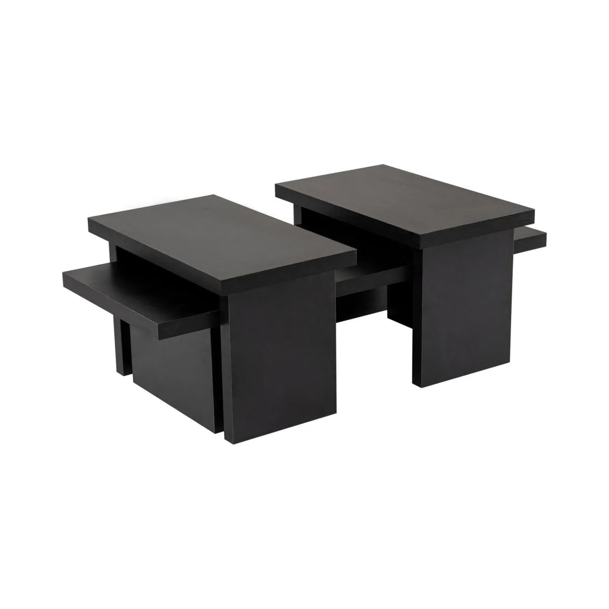 Tavolini Da Salotto > Dmora Tavolino da salotto rettangolare 110x45x41h cm - Amarantha Nero