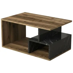 Tavolini Da Salotto > Dmora Tavolino da salotto rettangolare 110x45x41h cm - Amarantha Nero