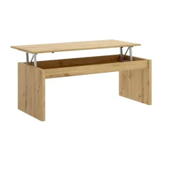 Tavolino da salotto rettangolare rovere nodi 102x50x43h cm - Audi
