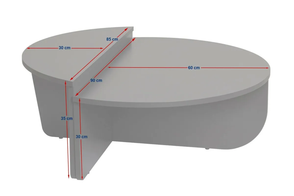 Tavolini Da Salotto > Dmora Tavolino da Salotto Peso Massimo Supportato 15 kg Forma Rettangolare 90x60x35h cm, Materiale Piano in Legno Nobilitato - Mansue Verde