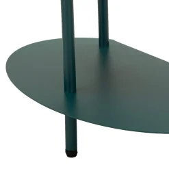 Tavolini Da Salotto > Dmora Tavolino da Salotto 3 Ripiani 3 Ripiani 9x31x54h cm, 2 Vani - Ganale Verde