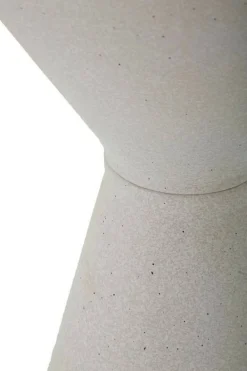 Tavolino salotto conico bianco 44x44x63h cm - Daunia
